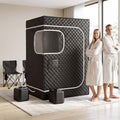 Devanti Portable Steam Sauna Tent 2 Person 1000W 3L Steamer Home SPA 60Min Timer