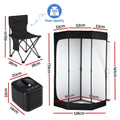 Devanti Portable Steam Sauna Tent 1000W 3L Full Body Home SPA