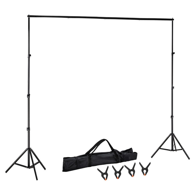 Photography Backdrop Stand Kit 2.5x3M Studio Support Screen Set