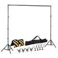 Photography Backdrop Stand Kit 2.5x3M Studio Screen Support Bag
