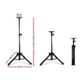 Alpha Speaker Stand 65-120cm Adjustable Pair Home Studio
