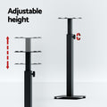 Alpha Speaker Stand 70-117cm Height Adjustable 2 Pack