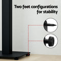 Alpha Speaker Stand 70-117cm Height Adjustable 2 Pack