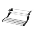 Weisshorn Caravan Step 200KG Manual Pull Out Folding RV Entry Alum