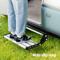 Weisshorn Caravan Step 200KG Manual Pull Out Folding RV Entry Alum