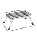 Weisshorn Caravan Step Folding Aluminium Ladder Stool
