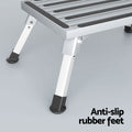 Weisshorn Caravan Step Folding Aluminium Ladder Stool