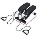 Everfit Mini Stepper Resistance Rope Aerobic Trainer 150KG White