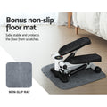 Everfit Mini Stepper Resistance Rope Aerobic Trainer 150KG White