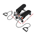 Everfit Mini Stepper with Resistance Rope Grey Home Gym Exercise