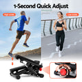 Everfit Mini Stepper with Resistance Rope Aerobic Exercise Compact