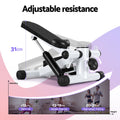 Everfit Mini Stepper with Resistance Rope White Home Gym
