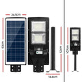 Leier 160 LED 120W Solar Street Light Motion Sensor Remote Control