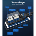 Leier 160 LED 120W Solar Street Light Motion Sensor Remote Control