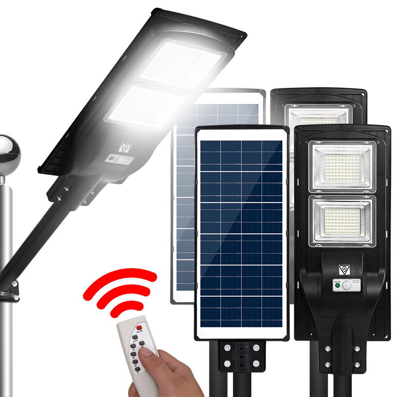 Leier 160 LED 120W Solar Street Light Motion Sensor Remote x2