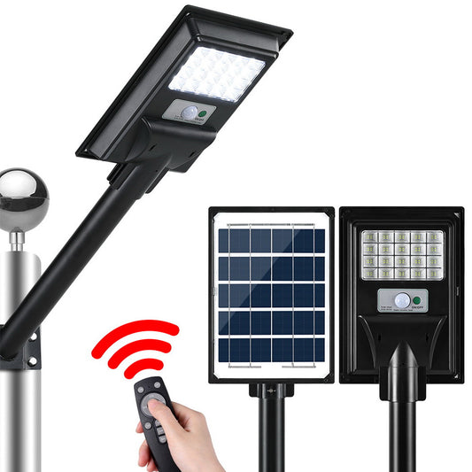 Leier 80 LED Solar Street Light Motion Sensor Remote