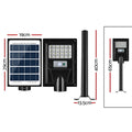 Leier 80 LED Solar Street Light Motion Sensor Remote