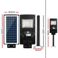 Leier 80 LED 90W Solar Street Light Motion Sensor Remote Outdoor