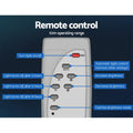 Leier 80 LED 90W Solar Street Light Motion Sensor Remote Outdoor