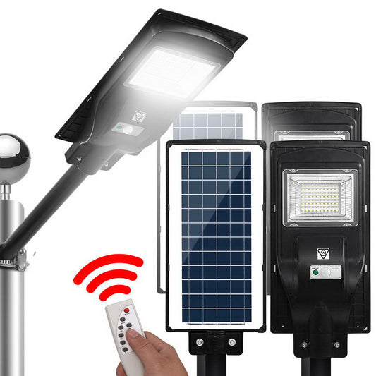 Leier 80 LED 90W Solar Street Light Motion Sensor Remote x2