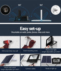 Leier 80 LED 60W Solar Street Light Motion Sensor Remote Control