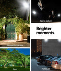 Leier 80 LED 60W Solar Street Light Motion Sensor Remote Control