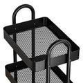 Artiss 4 Tier Storage Trolley Kitchen Cart Black