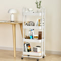 Artiss Kitchen Storage Trolley 4 Tier White Cart