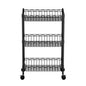 Artiss 3-Tier Shelving Unit Adjustable Garage Storage Kitchen Rack With Wheels