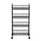 Artiss 4-Tier Shelving Unit Storage Rack Garage Kitchen Wheels