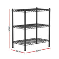 Artiss 3-Tier Steel Shelving Unit Adjustable Garage Storage Rack