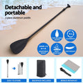 Weisshorn 10.5ft Inflatable SUP Paddleboard Kayak Green Stand Up Paddle