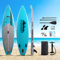 Weisshorn 10.5ft Inflatable SUP Paddleboard Kayak Green Stand Up Paddle