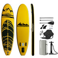 Weisshorn 10.6ft Inflatable SUP Stand Up Paddle Board Yellow Kayak