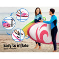 Weisshorn 11ft Inflatable Stand Up Paddle Board SUP Pink Kayak
