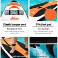 Weisshorn 11ft Inflatable SUP Paddle Board Stand Up Paddleboard Red