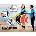 Weisshorn 11ft Inflatable SUP Paddle Board Stand Up Paddleboard Red