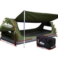 Weisshorn Double Swag Canvas Tent Camping Dome Free Standing