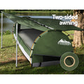 Weisshorn Double Swag Canvas Tent Camping Dome Free Standing