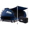 Weisshorn Double Swag Canvas Camping Tent Dark Blue 4CM Pad