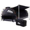 Weisshorn Double Swag Canvas Tent Dark Grey 4CM Camping Dome