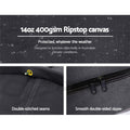 Weisshorn Double Swag Canvas Tent Dark Grey 4CM Camping Dome