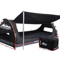 Weisshorn Double Swag Canvas Dome Tent Dark Grey Free Standing