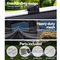Weisshorn Double Swag Canvas Dome Tent Dark Grey Free Standing