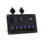 Giantz 6 Gang 12V Switch Panel Car Boat Marine USB LED Rocker