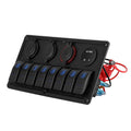 Giantz 8 Gang 12V Switch Panel Car Boat Marine USB LED Rocker