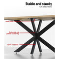 Artiss Starburst Metal Table Legs DIY 150x78cm