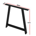 Artiss Set 2 Metal Table Legs 72x50cm Coffee Dining DIY