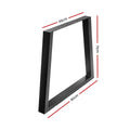 Artiss Metal Table Legs Trapezoid 65x90cm Set of 2