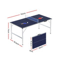 Everfit Ping Pong Table Portable Foldable Indoor Family Game